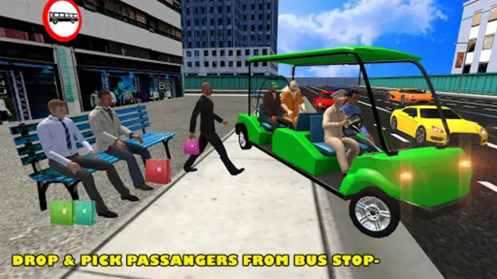 Smart Taxi Driving Simulator android App screenshot 0